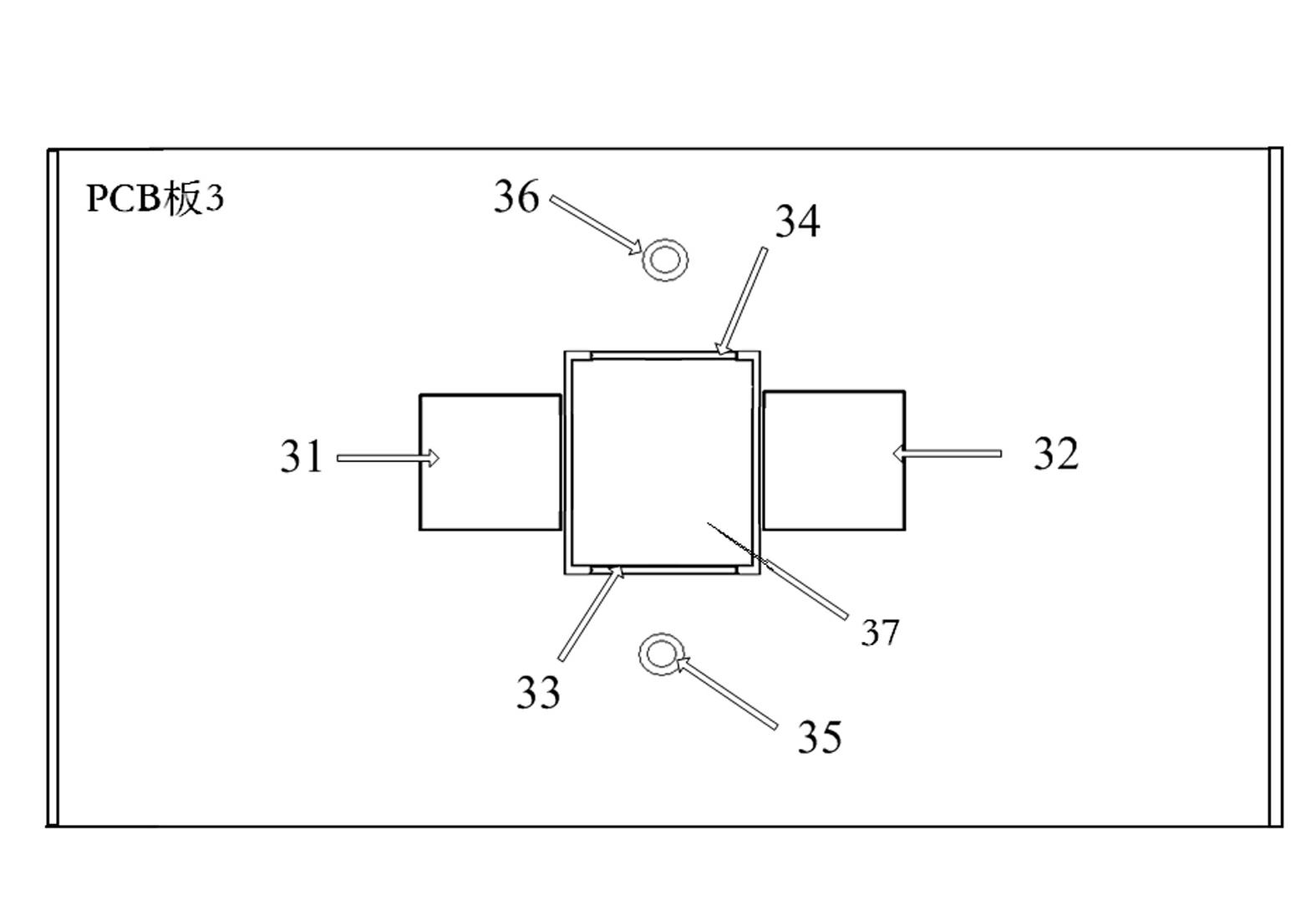 Novel fixing device and assembling method for high-power radio frequency power amplifiers