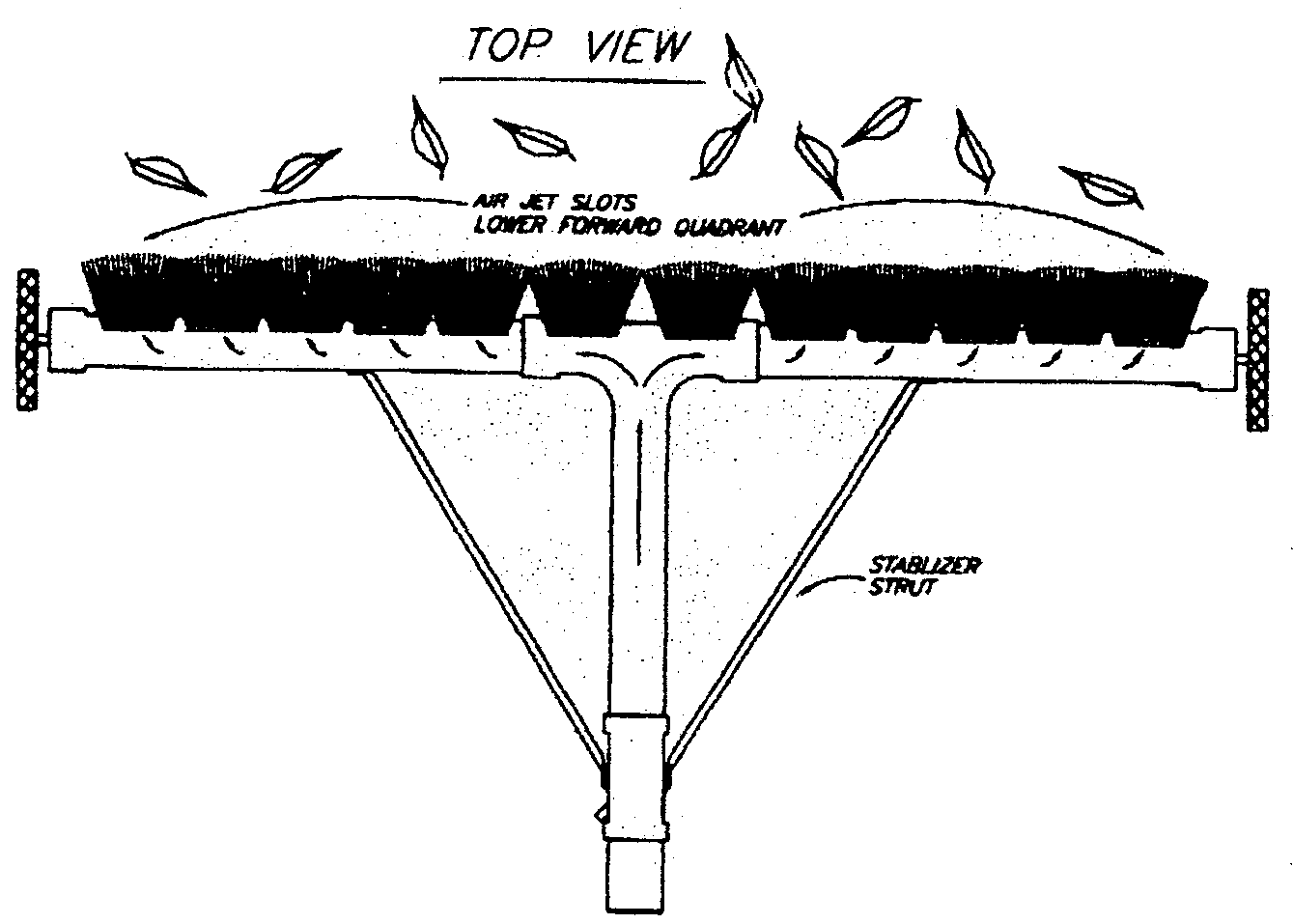 Wide path leaf blower attachment