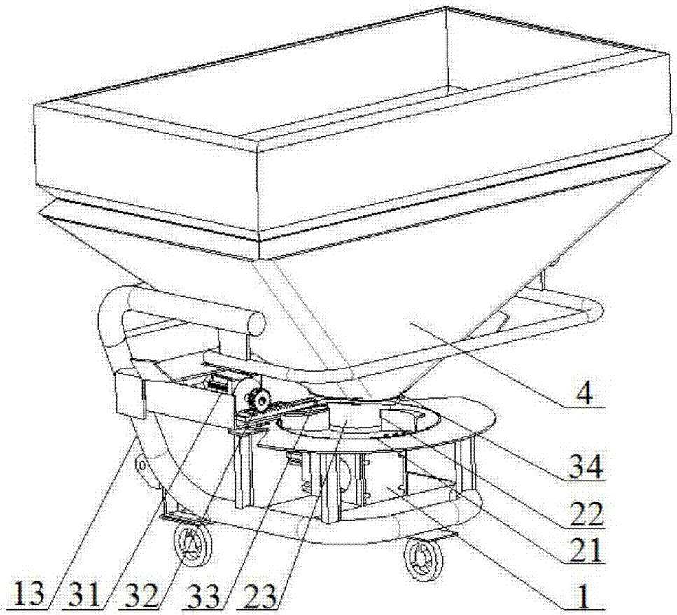 Real-time quantity variable fertilizer distributor based on crop growth information