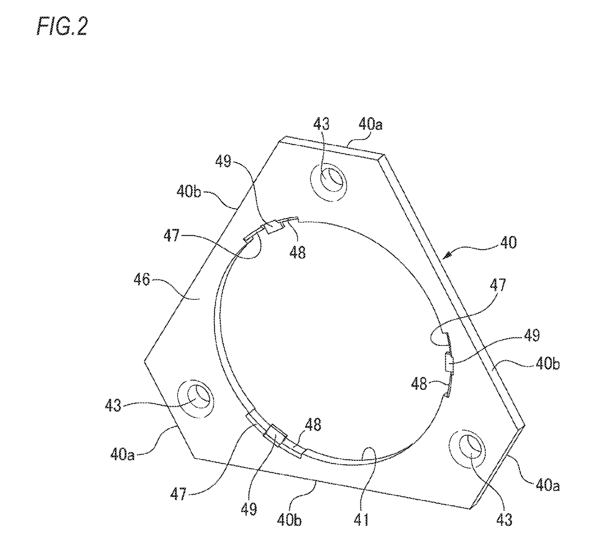 Bearing device and method for manufacturing bearing device