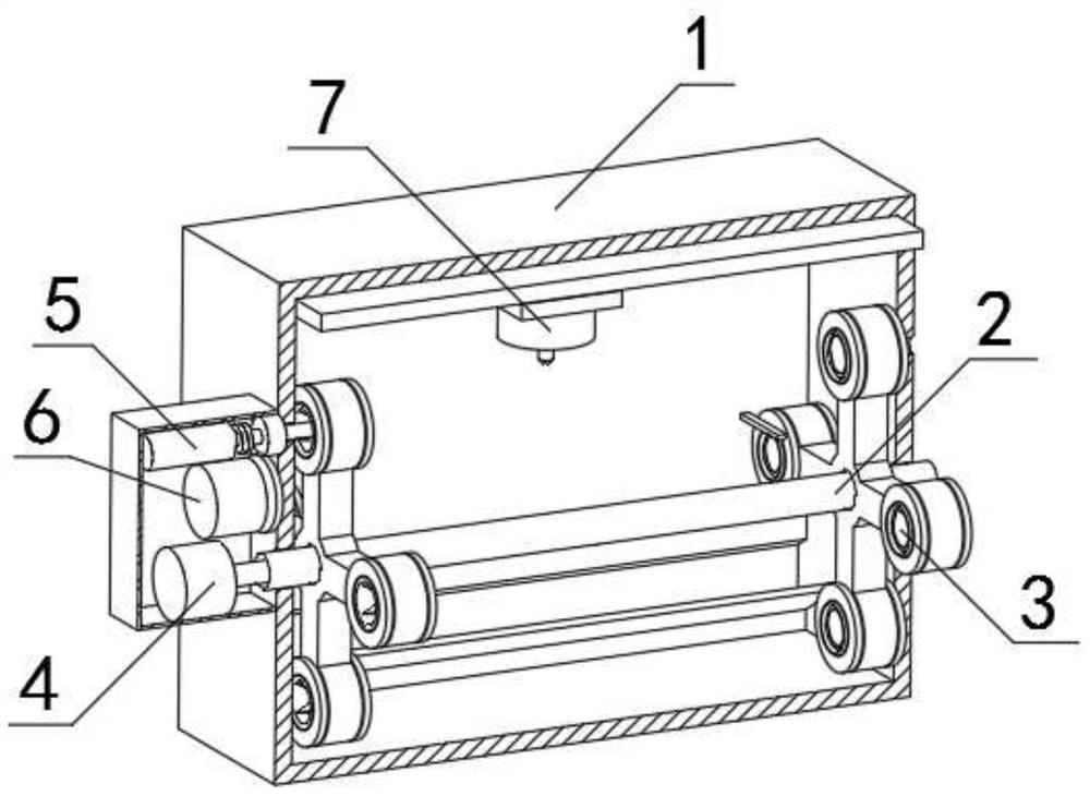 Pipe machining protection device for machine manufacturing