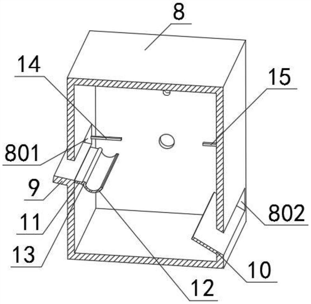 Pipe machining protection device for machine manufacturing