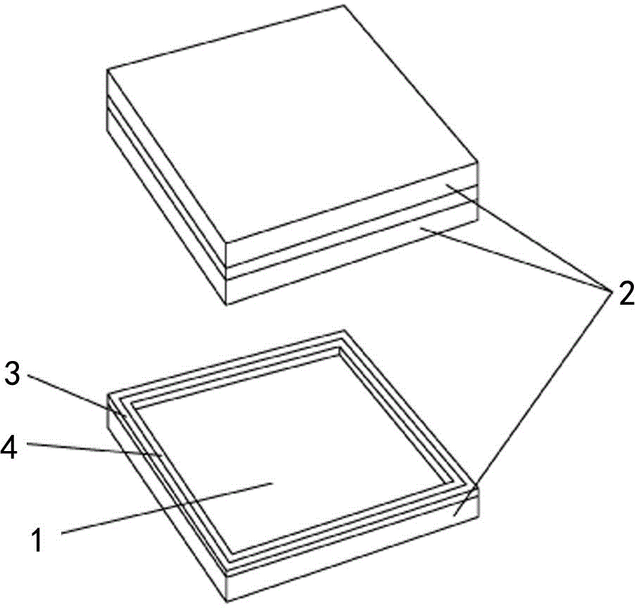 Frameless composite heat-insulation fireproof glass splicing structure