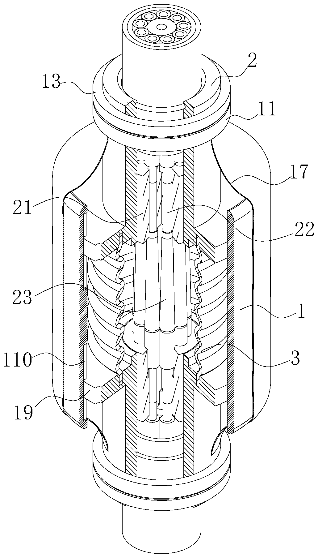 Optical fiber bundle