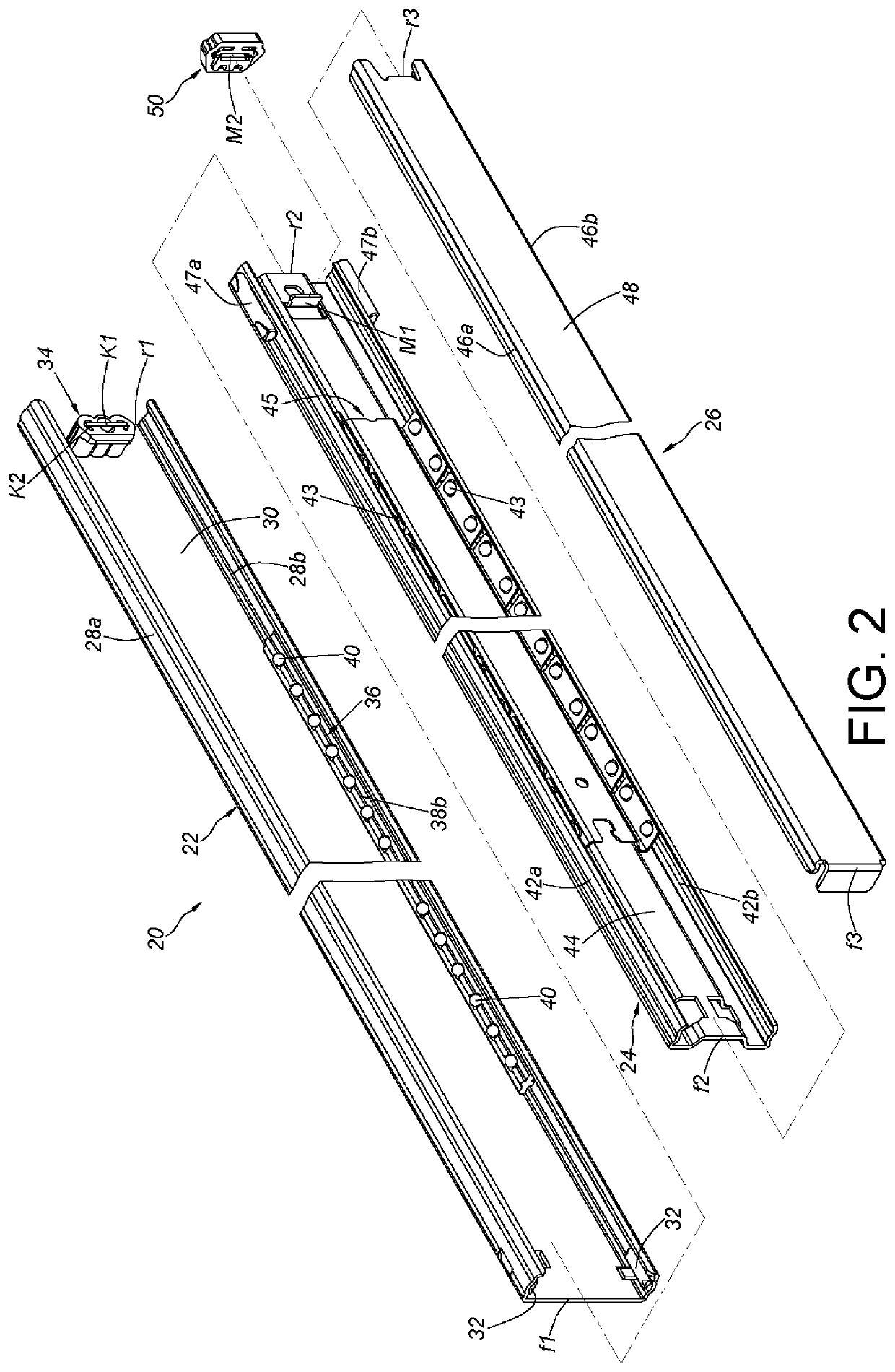 Slide rail assembly and slide rail kit thereof