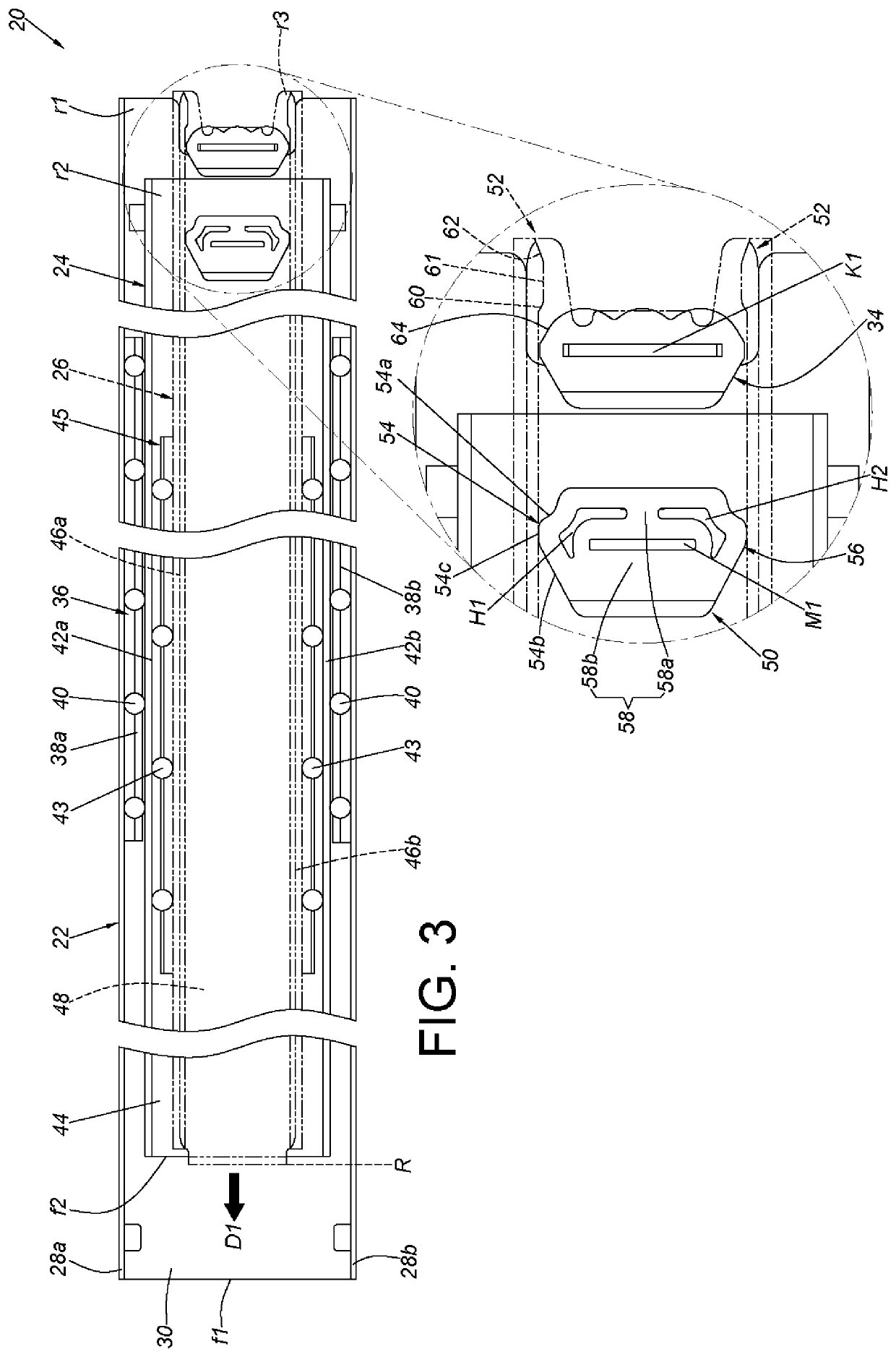 Slide rail assembly and slide rail kit thereof