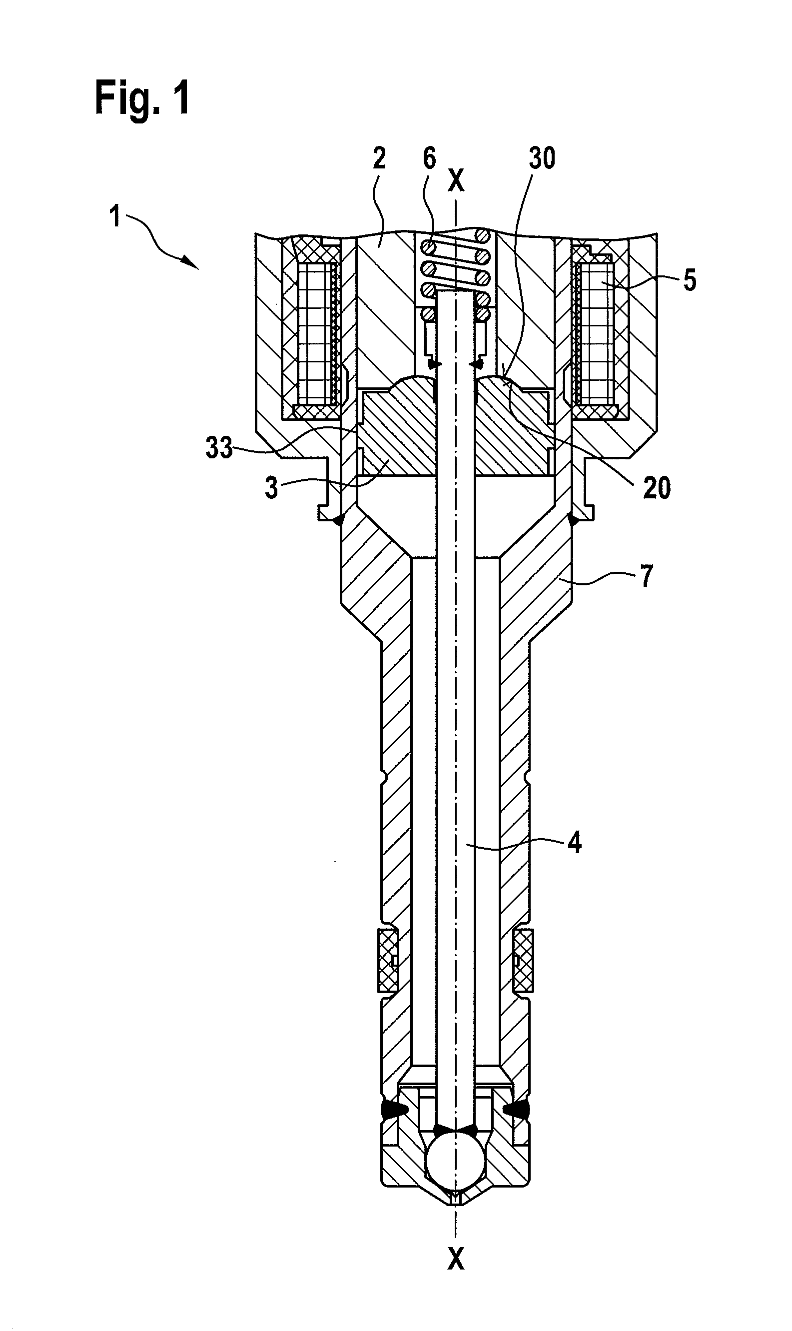 Electromagnetically actuatable valve