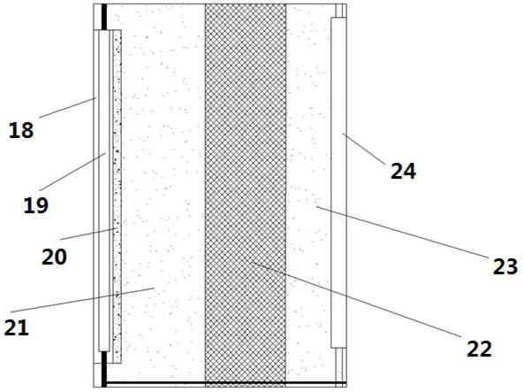 A prefabricated wall system with air conditioning function