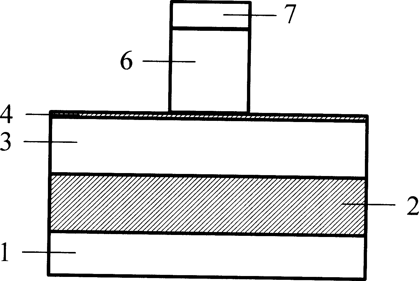 MOS transistor with partial depletion SOI structure and producing method thereof