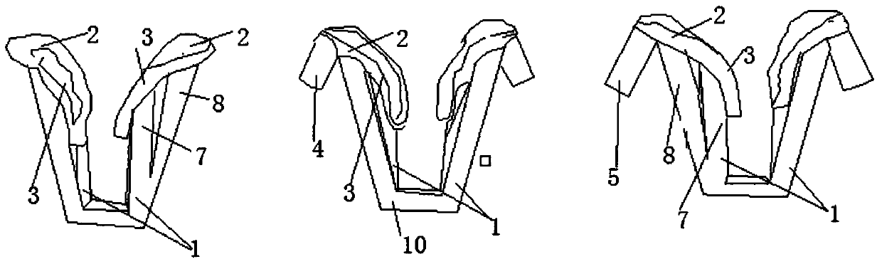 Personalized cervical vertebrae pedicle screw step-by-step navigation template device and making method thereof