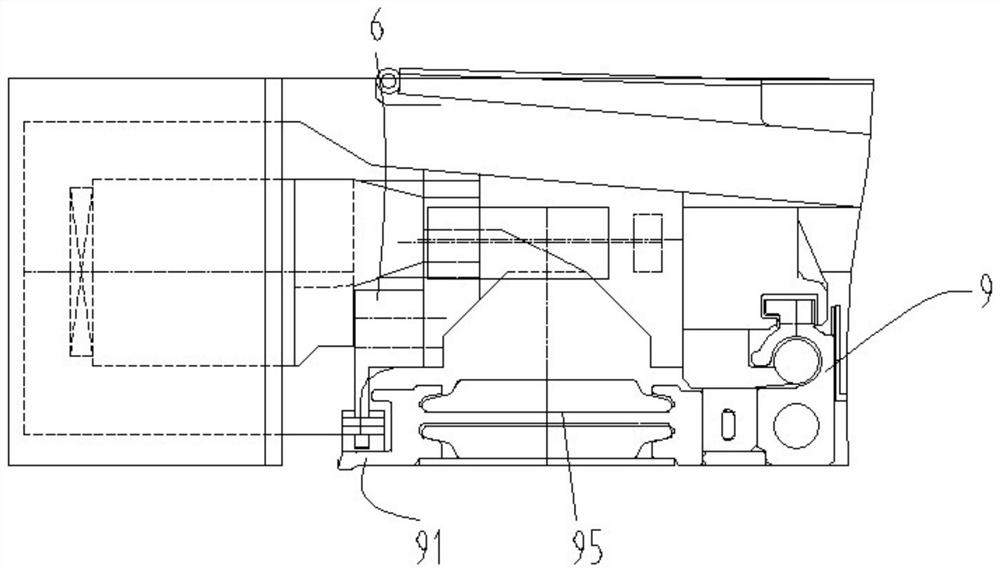 Compact coal mining machine for thin coal seam