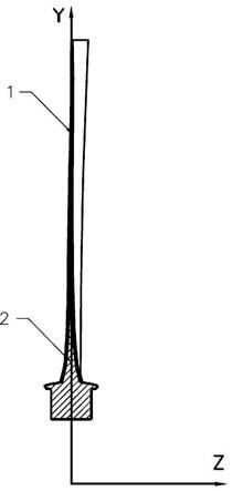 Design and manufacturing method of composite material blade and composite material blade