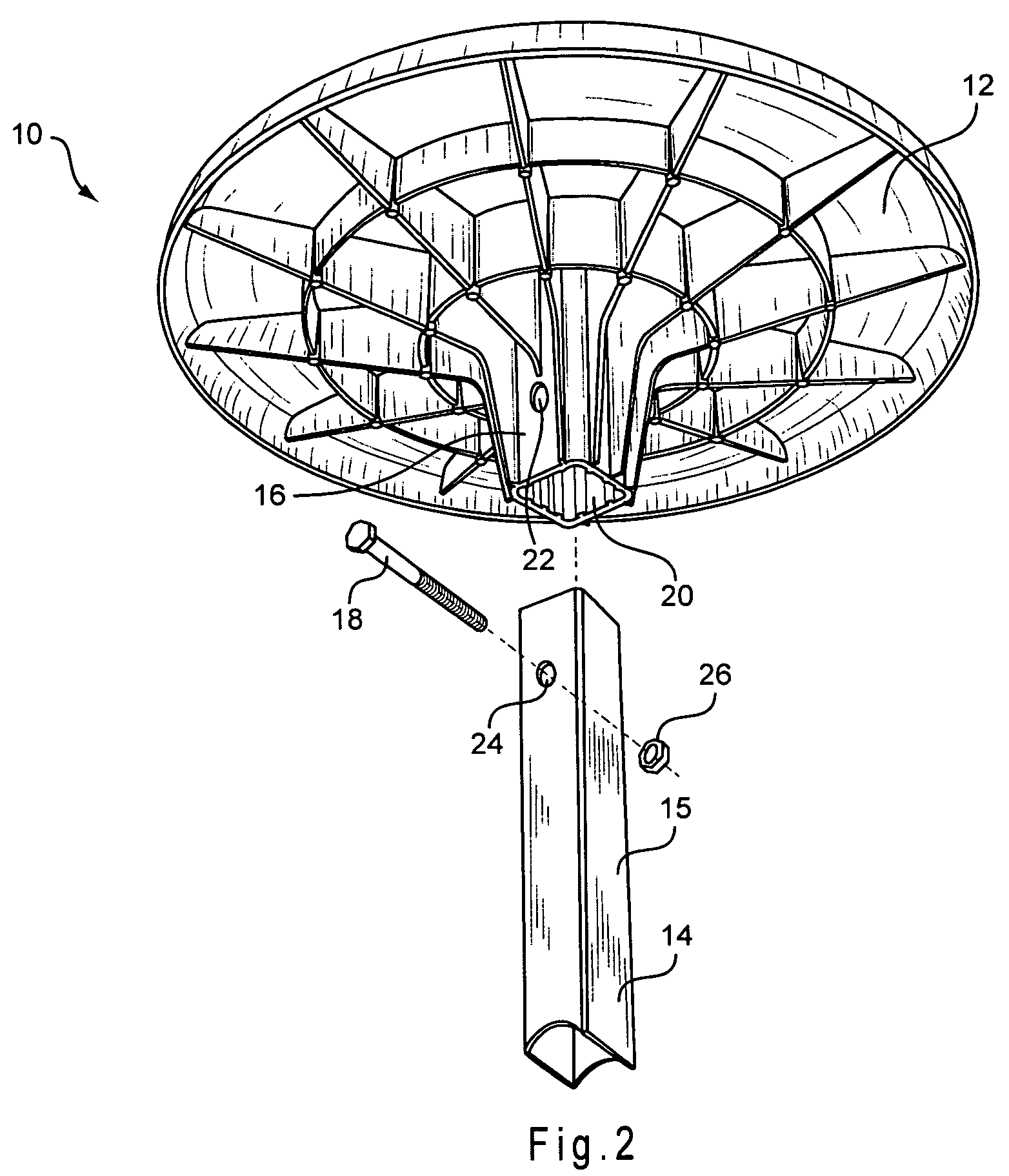 Stool with a noncircular support