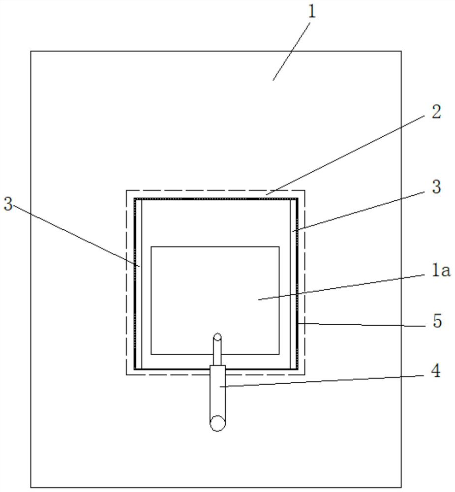 Automatic opening device for large-area pressure release valve in vehicle