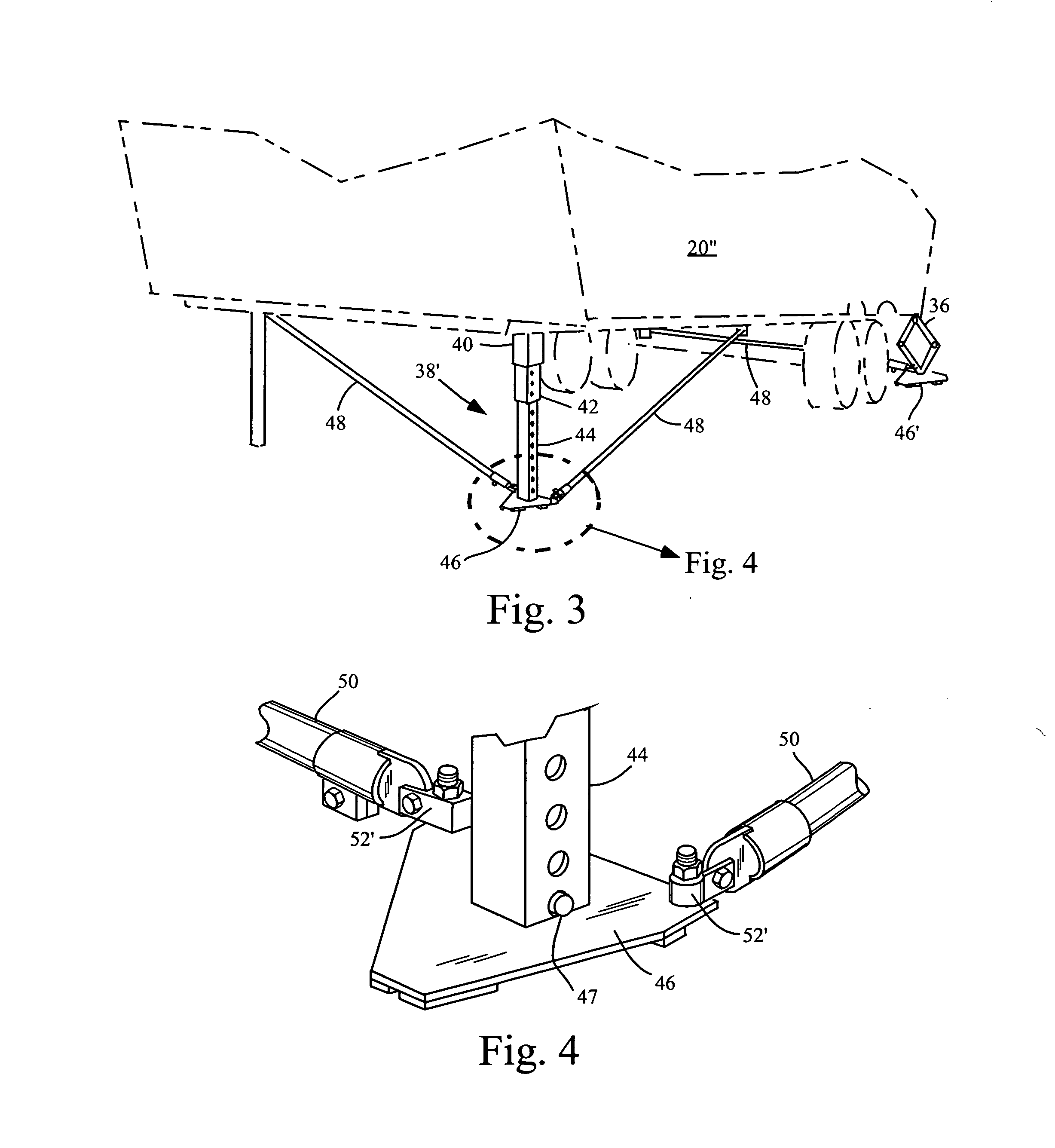 Trailer stabilizing device