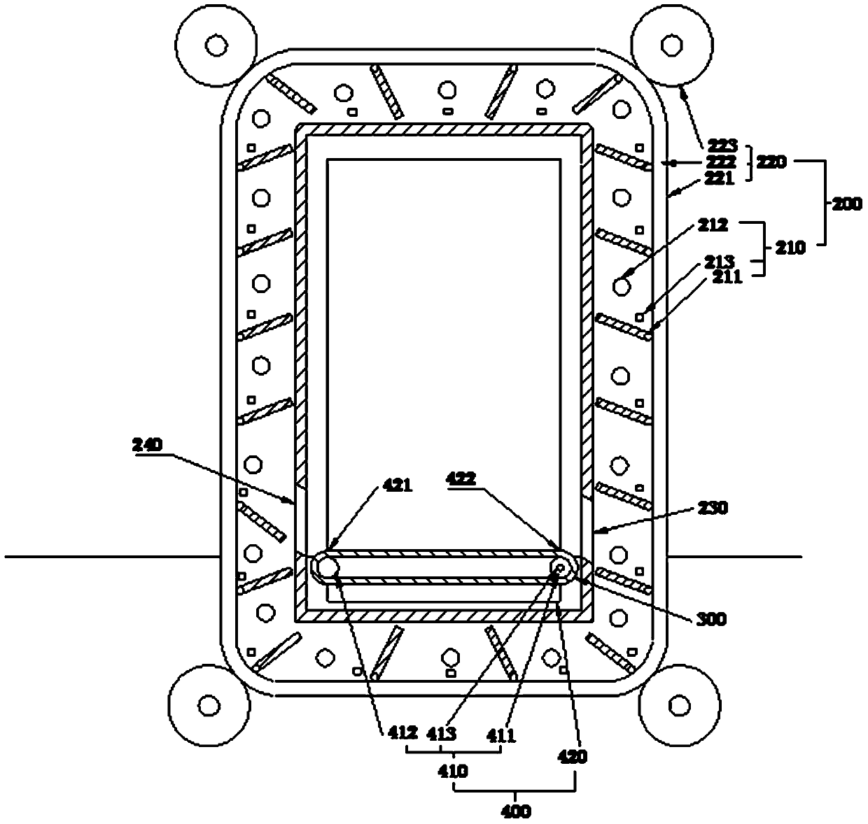 A smart home three-dimensional shoe cabinet