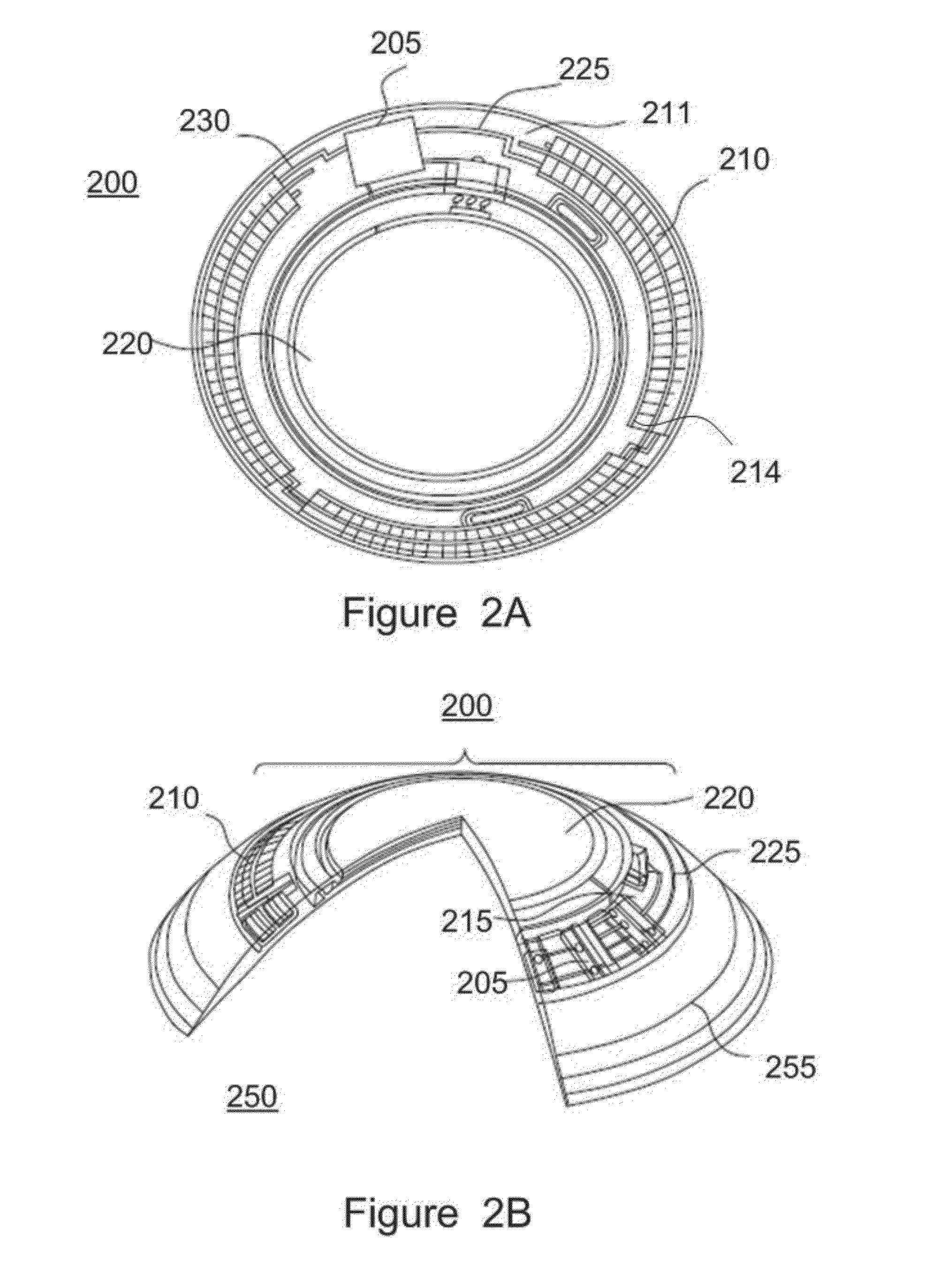 Method and apparatus for ophthalmic devices including hybrid alignment layers and shaped liquid crystal layers