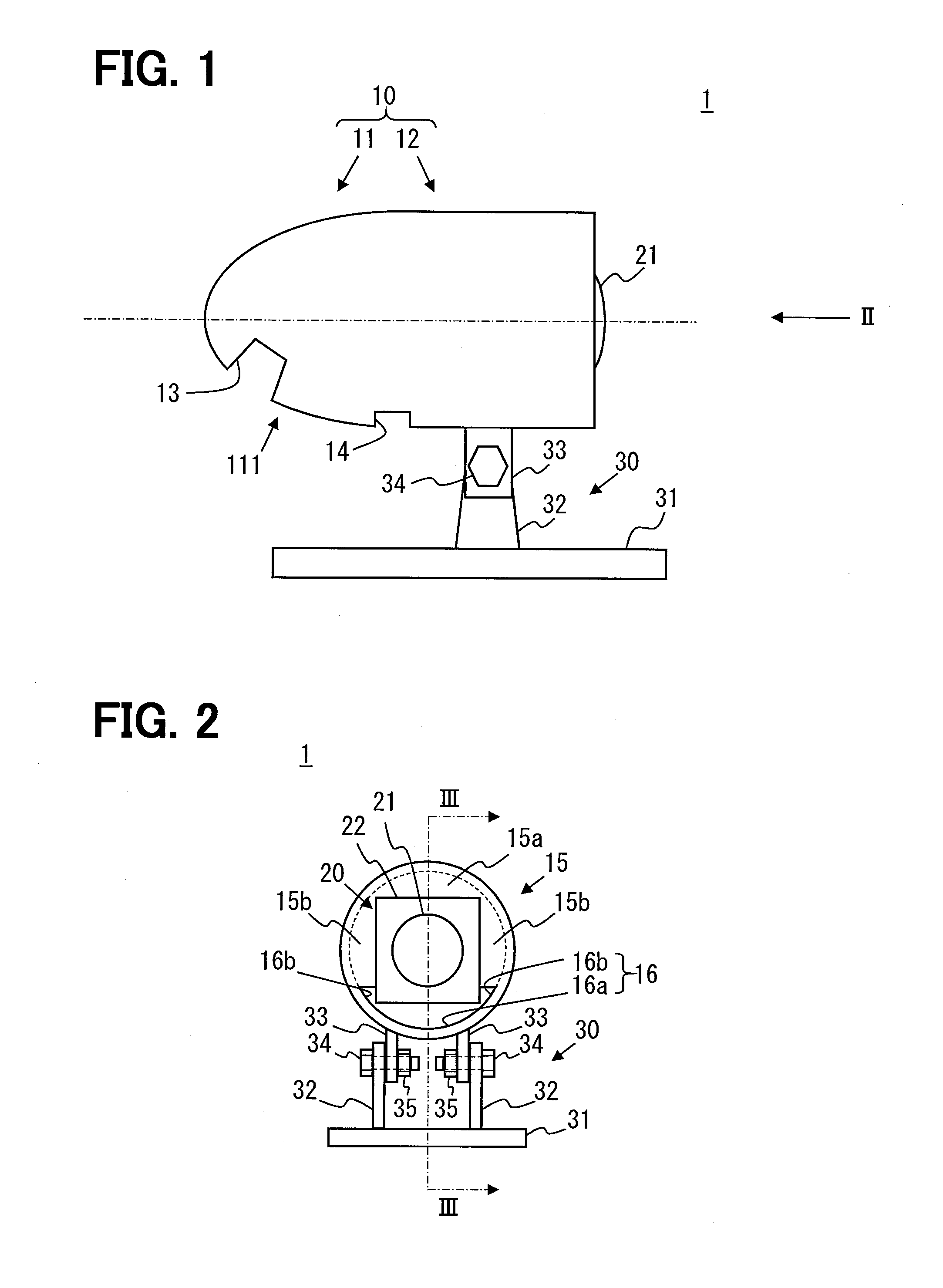 Vehicle-mounted camera case and vehicle-mounted camera device