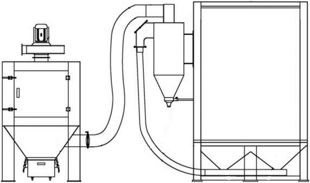 Sand blasting device protecting blind hole of elastic body against sand setting