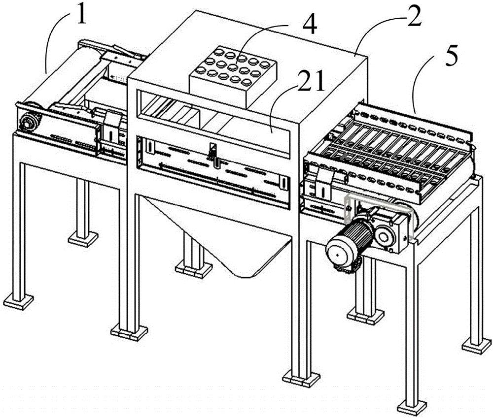 Sand blasting device protecting blind hole of elastic body against sand setting