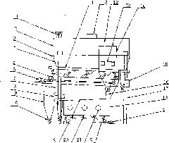 Double-layered vibrating fluidized-bed drying-classification apparatus