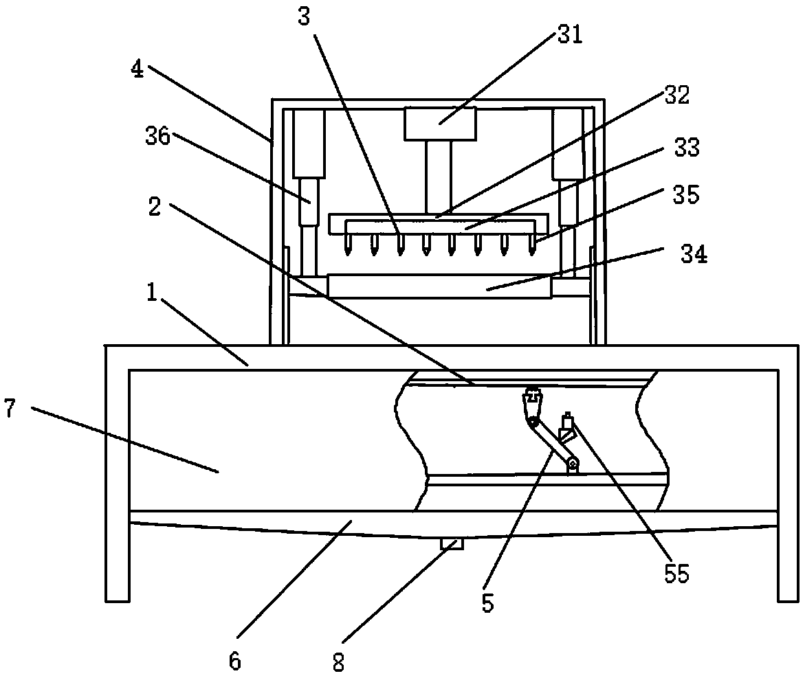 Pollution-free and efficient processing process for preserved fruits with cores