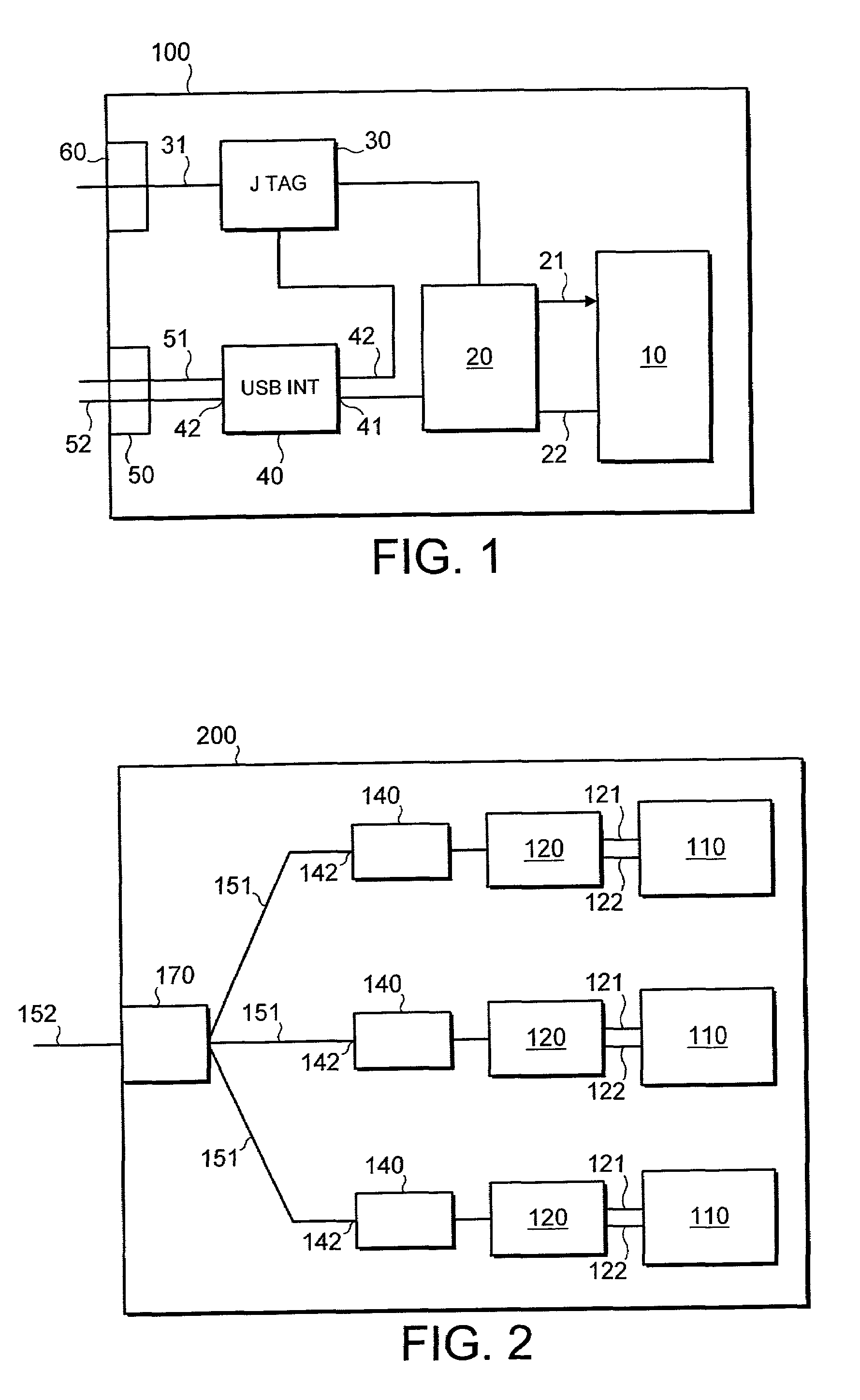 On-chip emulator communication