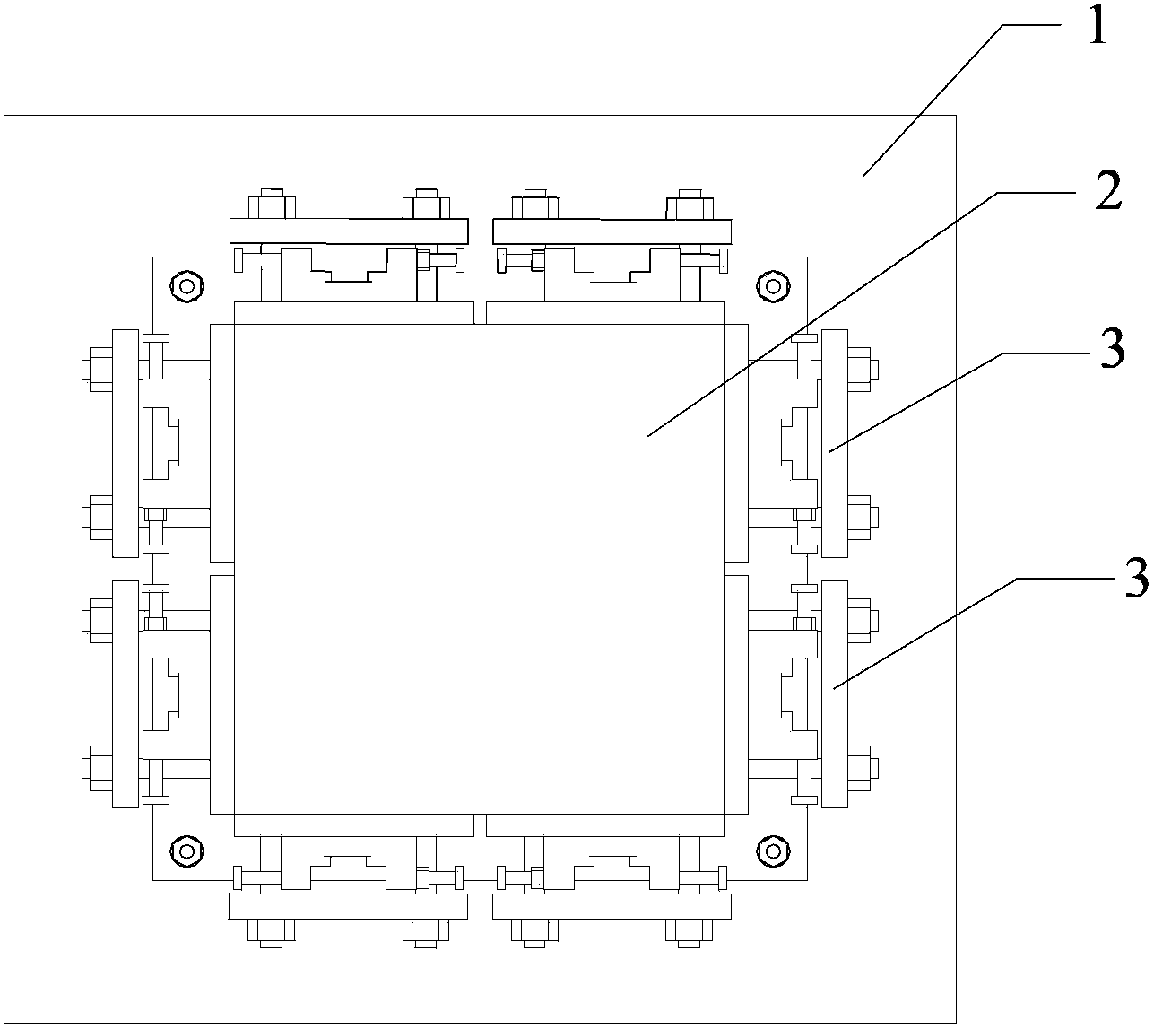 Tool clamp used in elevator safety tongs