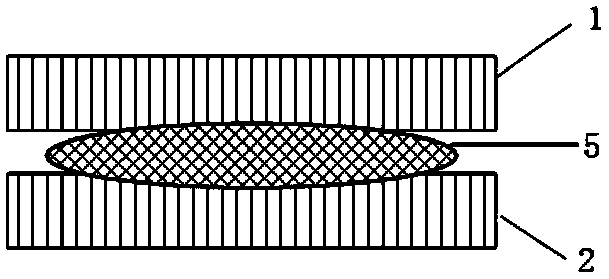 Eutectic bonding material-series structure used for wafer-level encapsulation