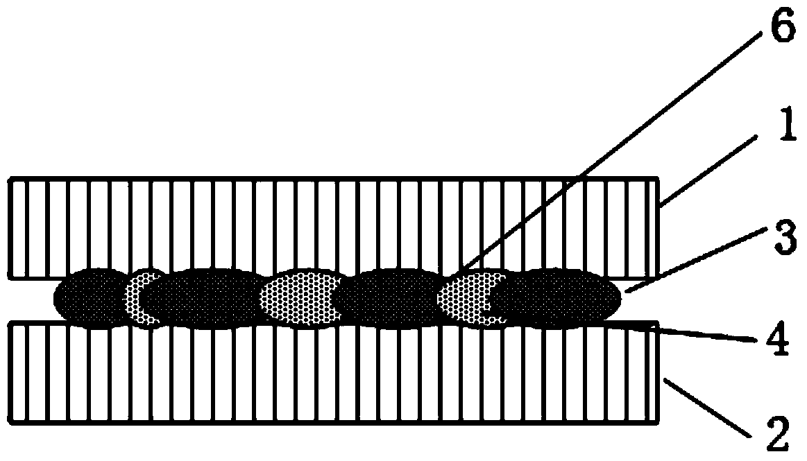 Eutectic bonding material-series structure used for wafer-level encapsulation