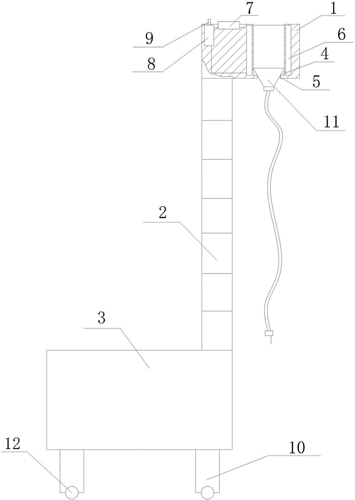 Portable movable temperature-control infusion stand