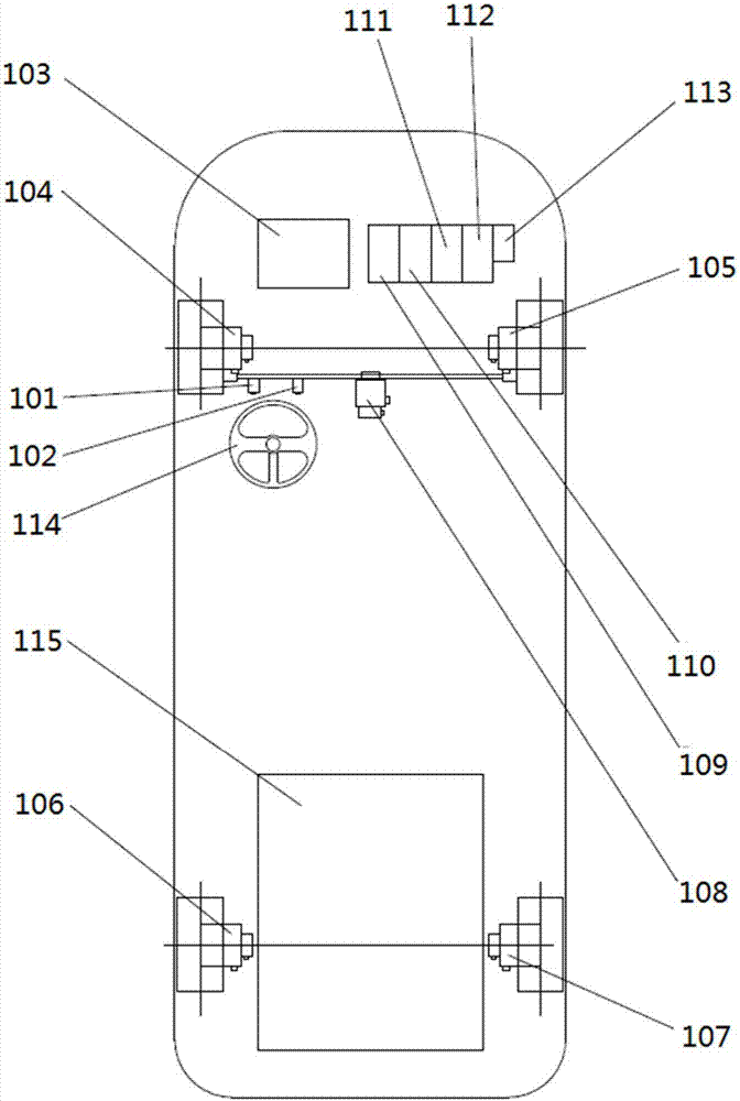 Numerical control four-wheel-drive electric controlling system and method