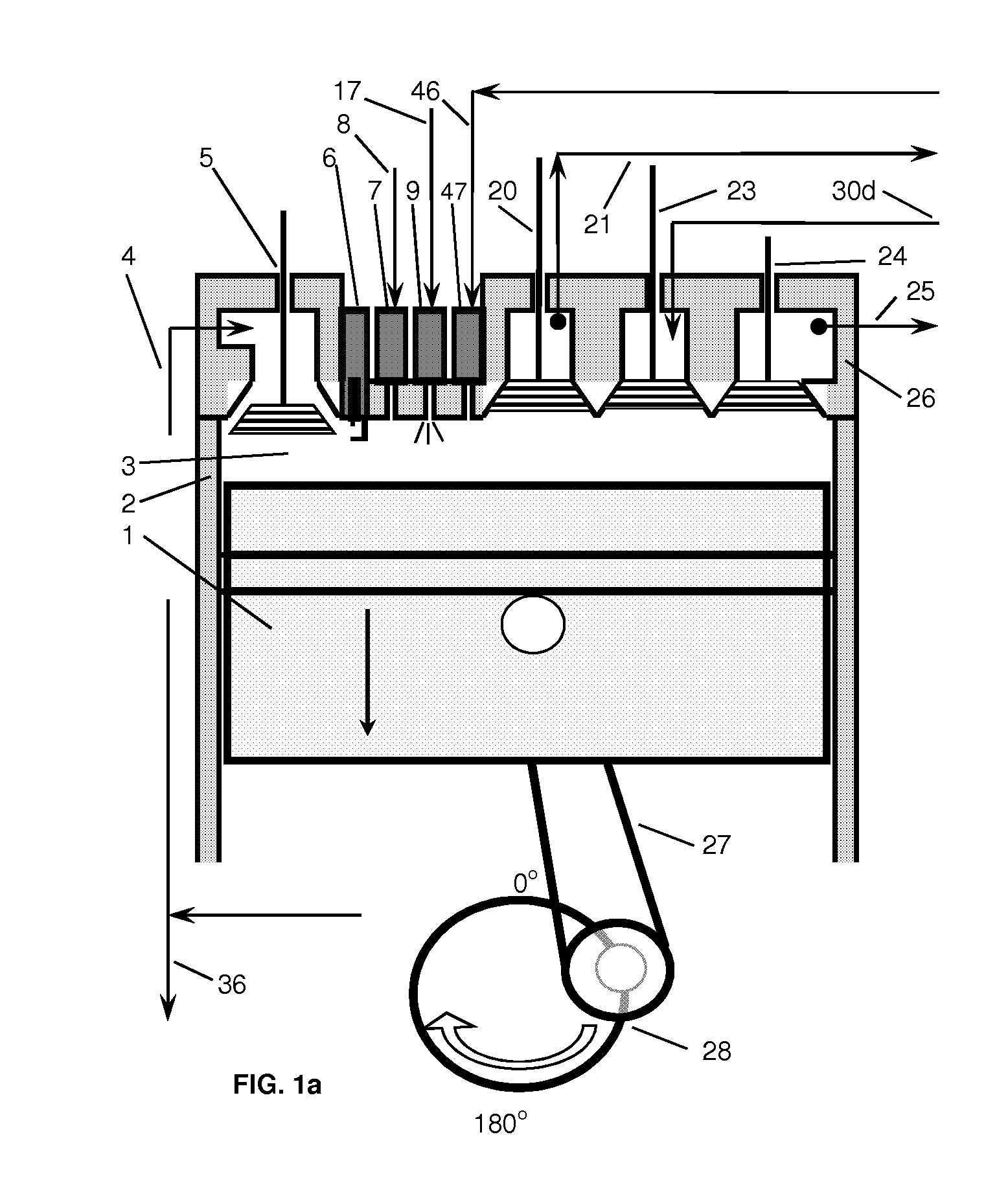 High Thermal Efficiency Six Stroke Internal Combustion Engine with Heat Recovery and Water Injection