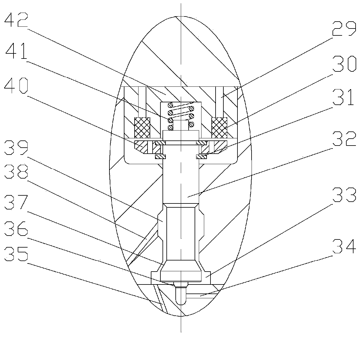 Pressure accumulation flow-limiting type electromagnetic control oil sprayer