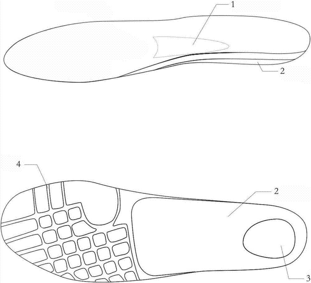 Foot pressure balancing comfortable insole