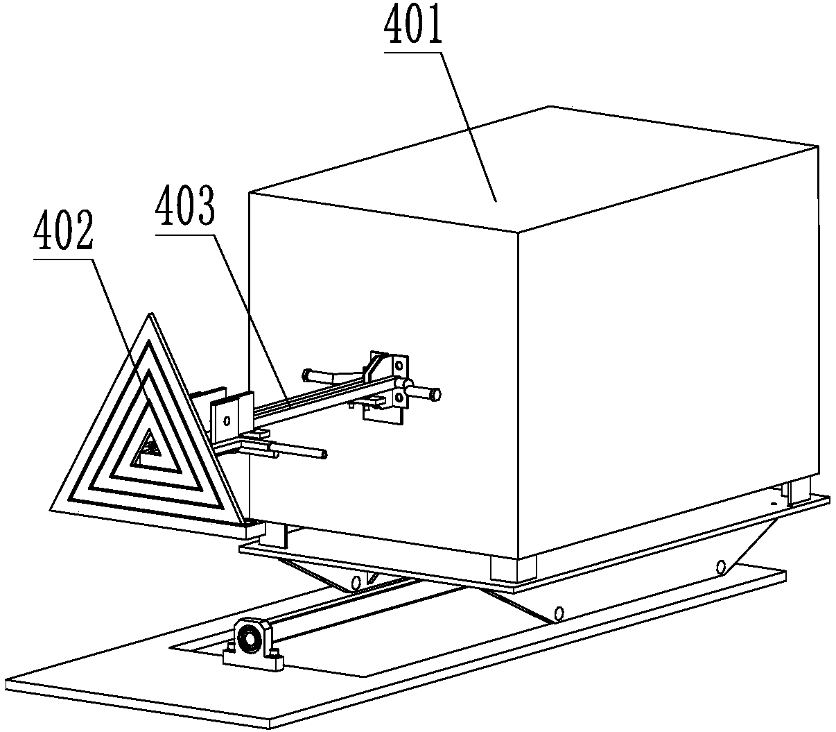 Fire machine lifting device