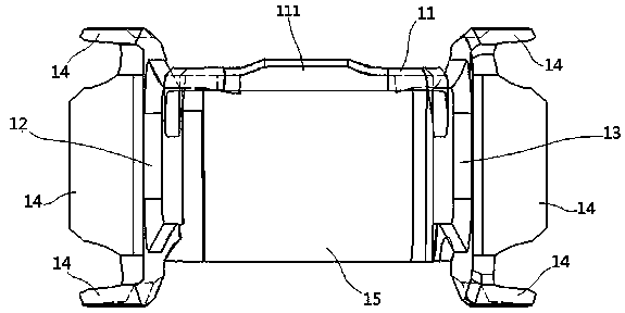 Automobile threshold reinforcing structure