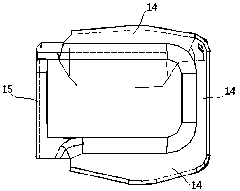 Automobile threshold reinforcing structure