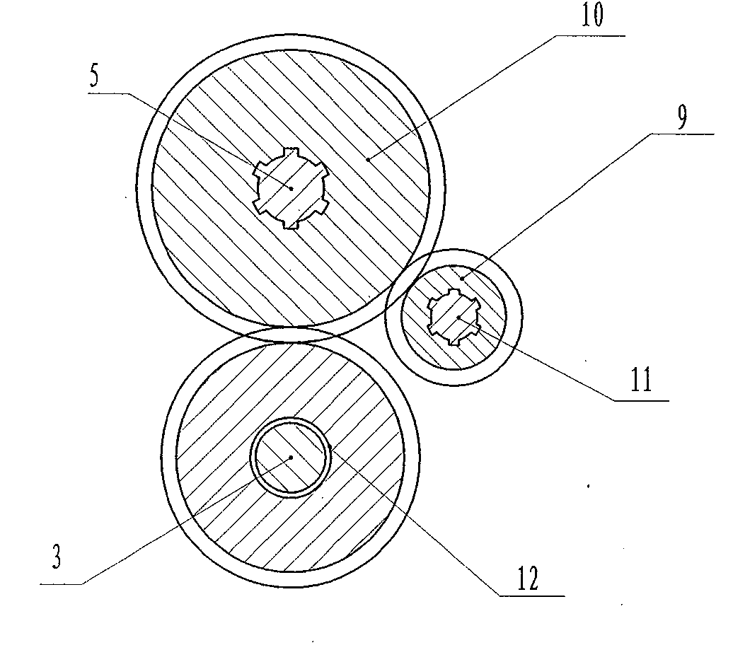 Forward, reverse and boosting integrated speed variator of motor vehicle