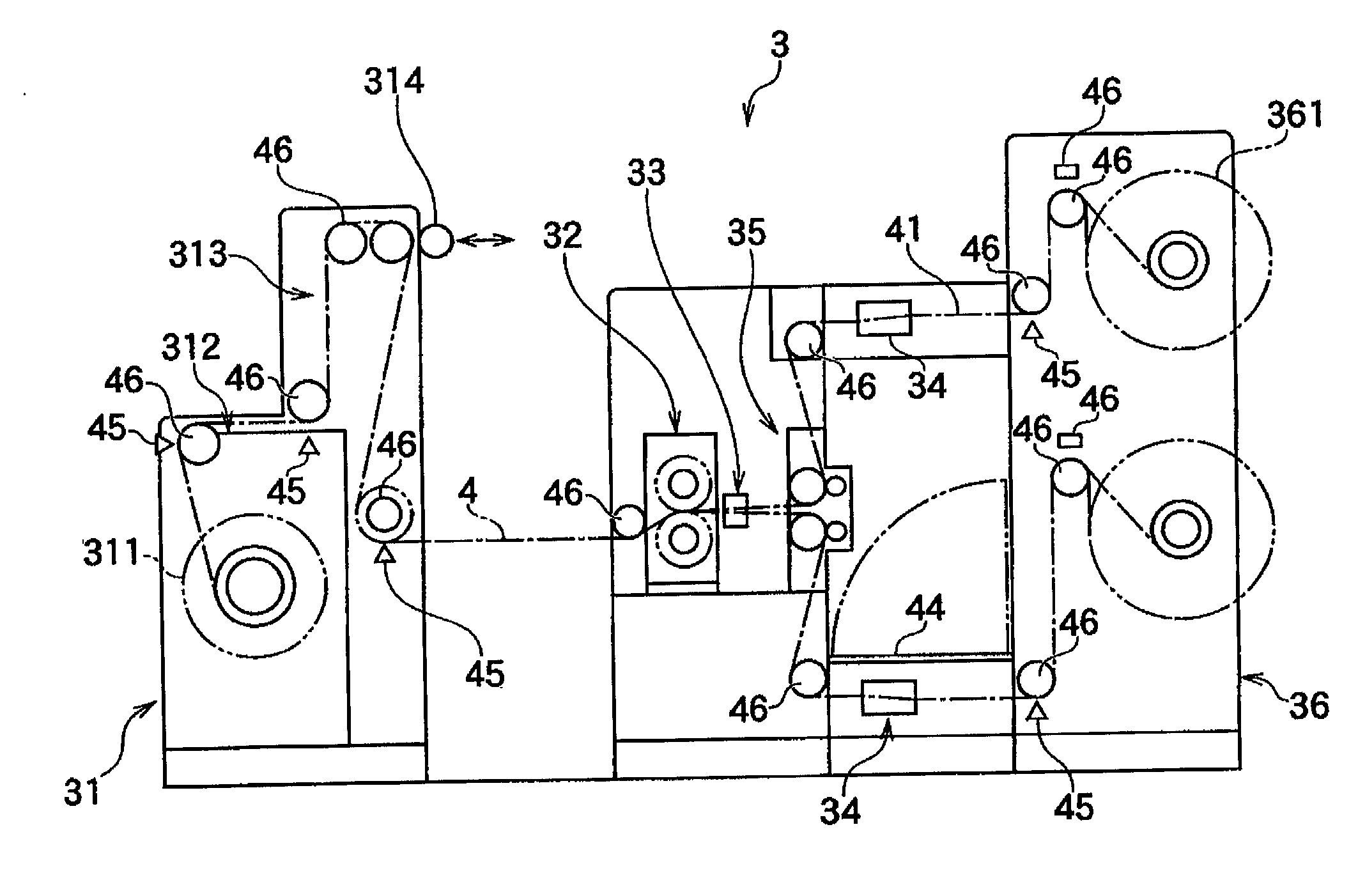 Slitter for an electrode raw material sheet and the slitting process