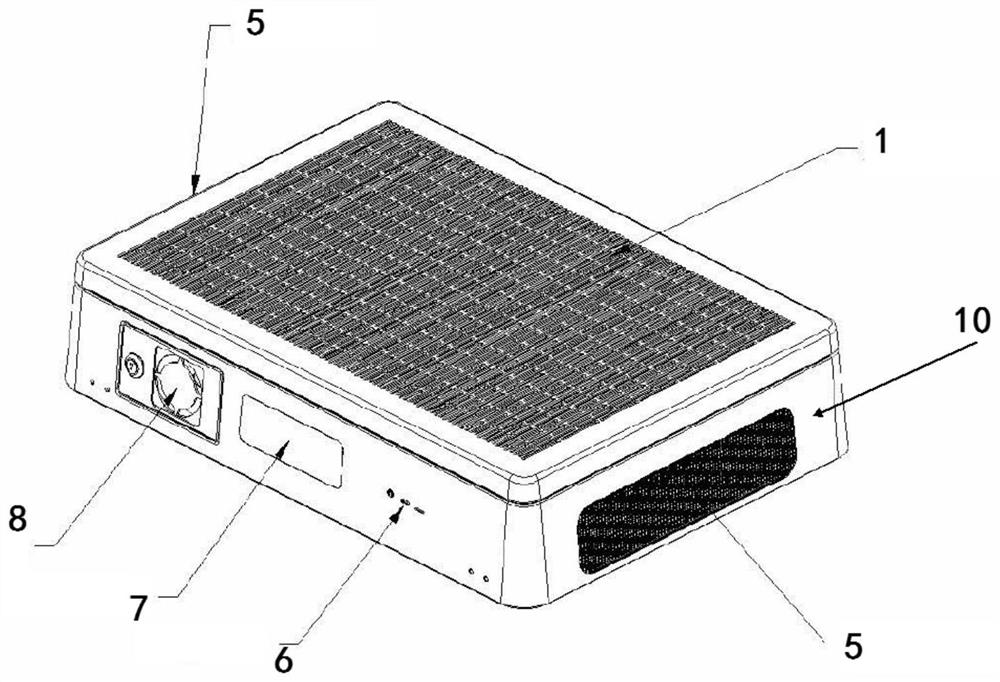 Method for monitoring service life of filter element of air purifier