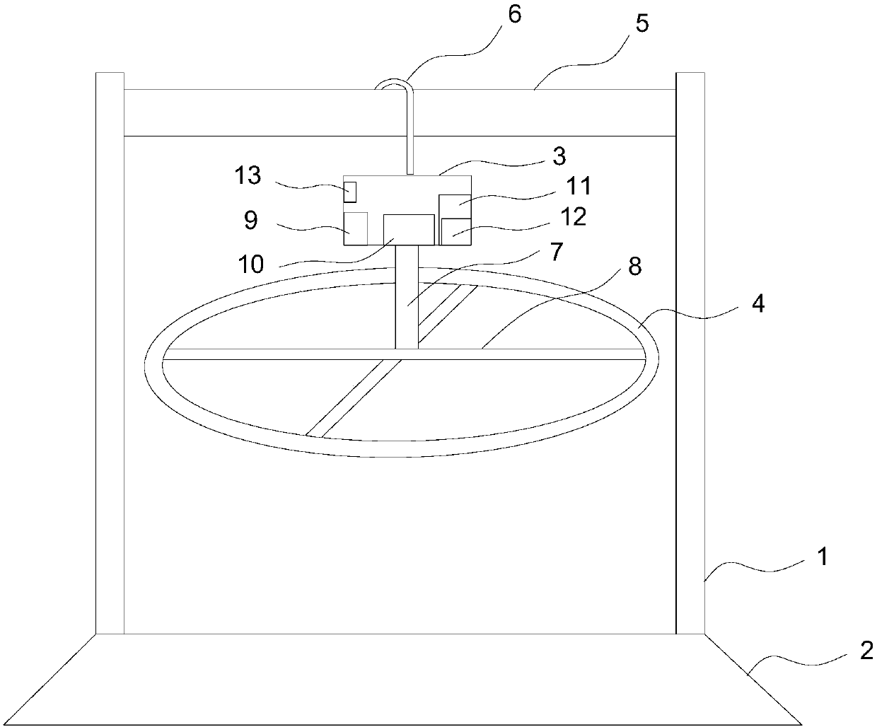 Intelligent-rotating airing rack