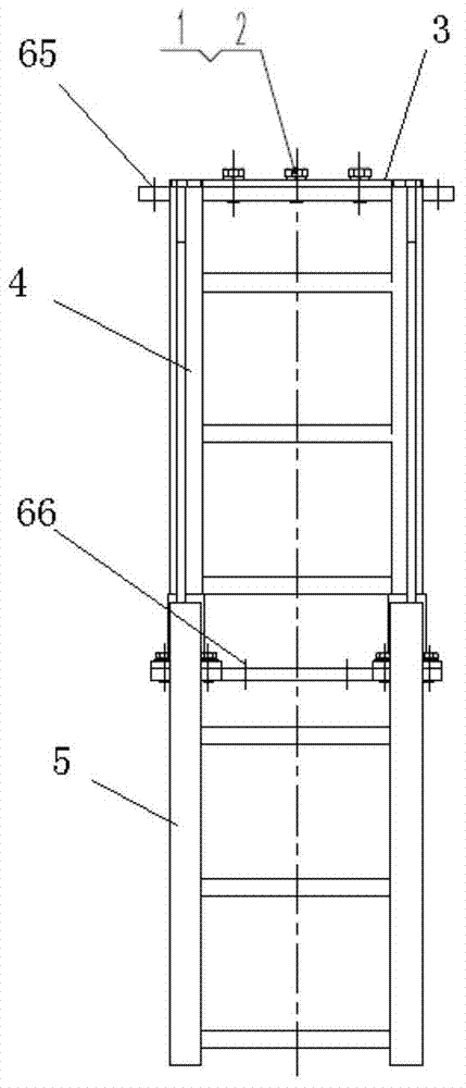 Embedded sliding ladder device and equipment utilizing same