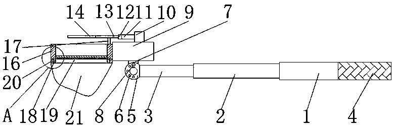 Equipment and method for avoiding picking injury of Chinese walnuts