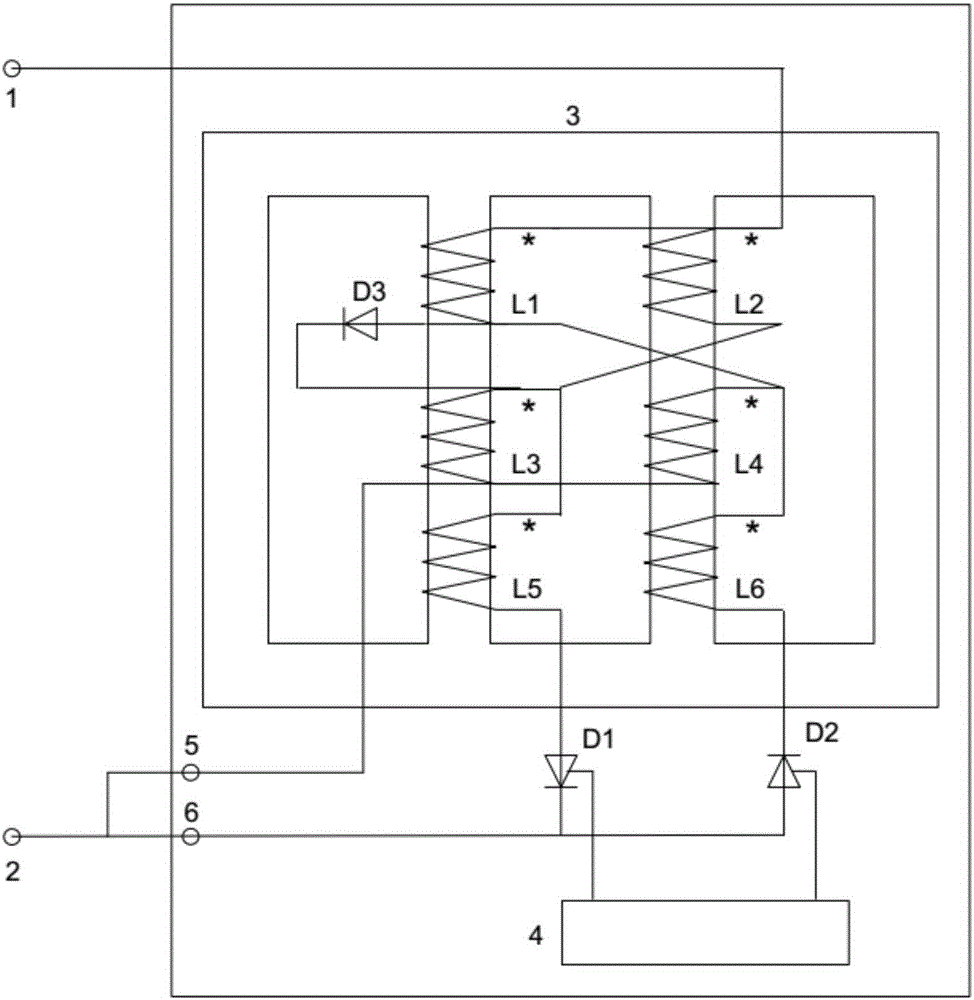 A Three-phase Saturable Reactor for Reducing Bounded Uncertainty