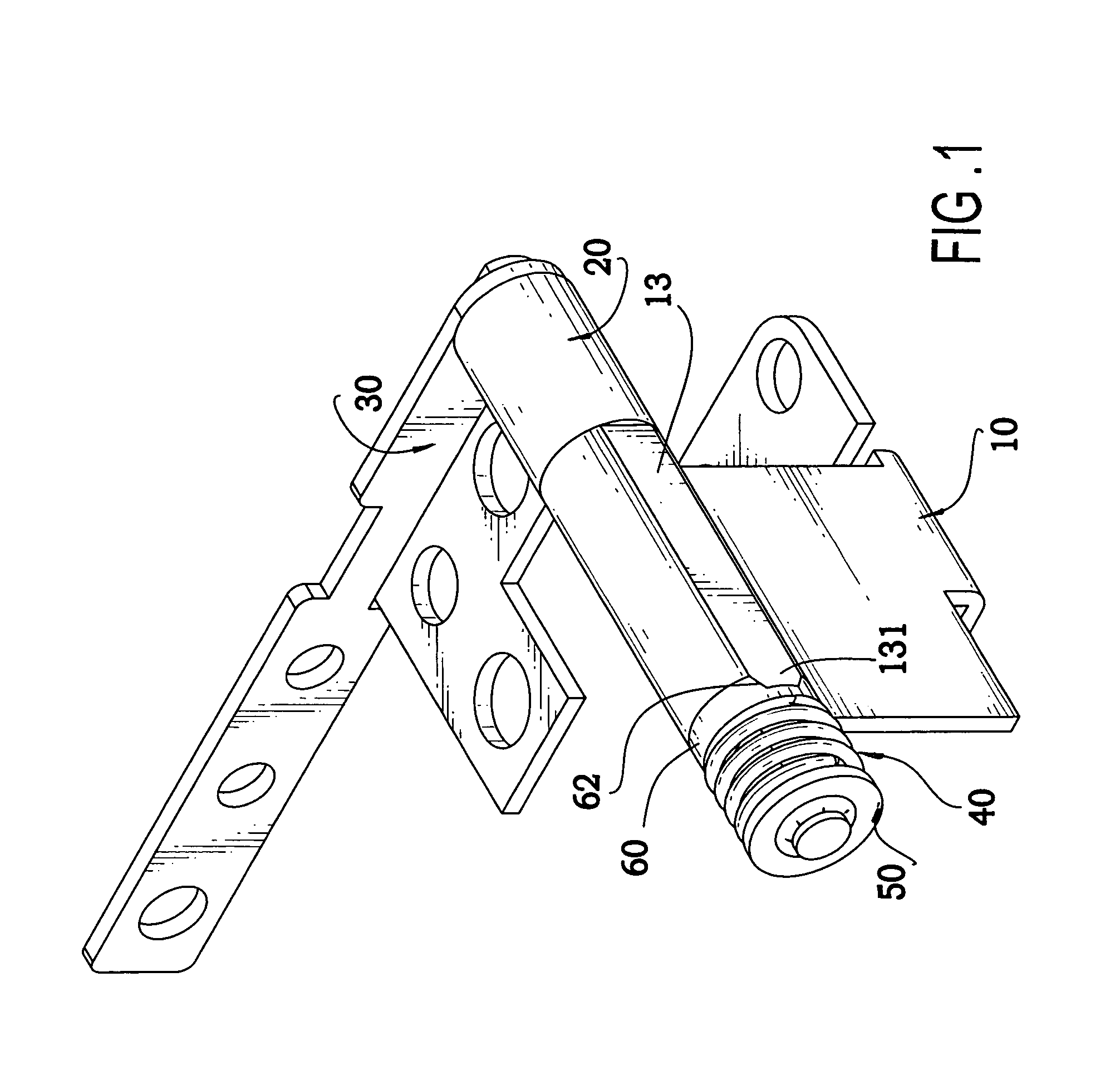 Pivot hinge with positioning function