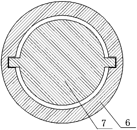 Reduction tank assembly with rotary stirring inner core structure for vertical reduction furnace