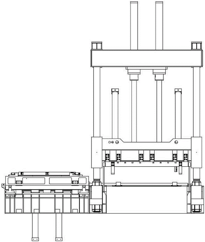 Multi-station angle changeable moving-out template capable of achieving positioning and locking of die spotting machine