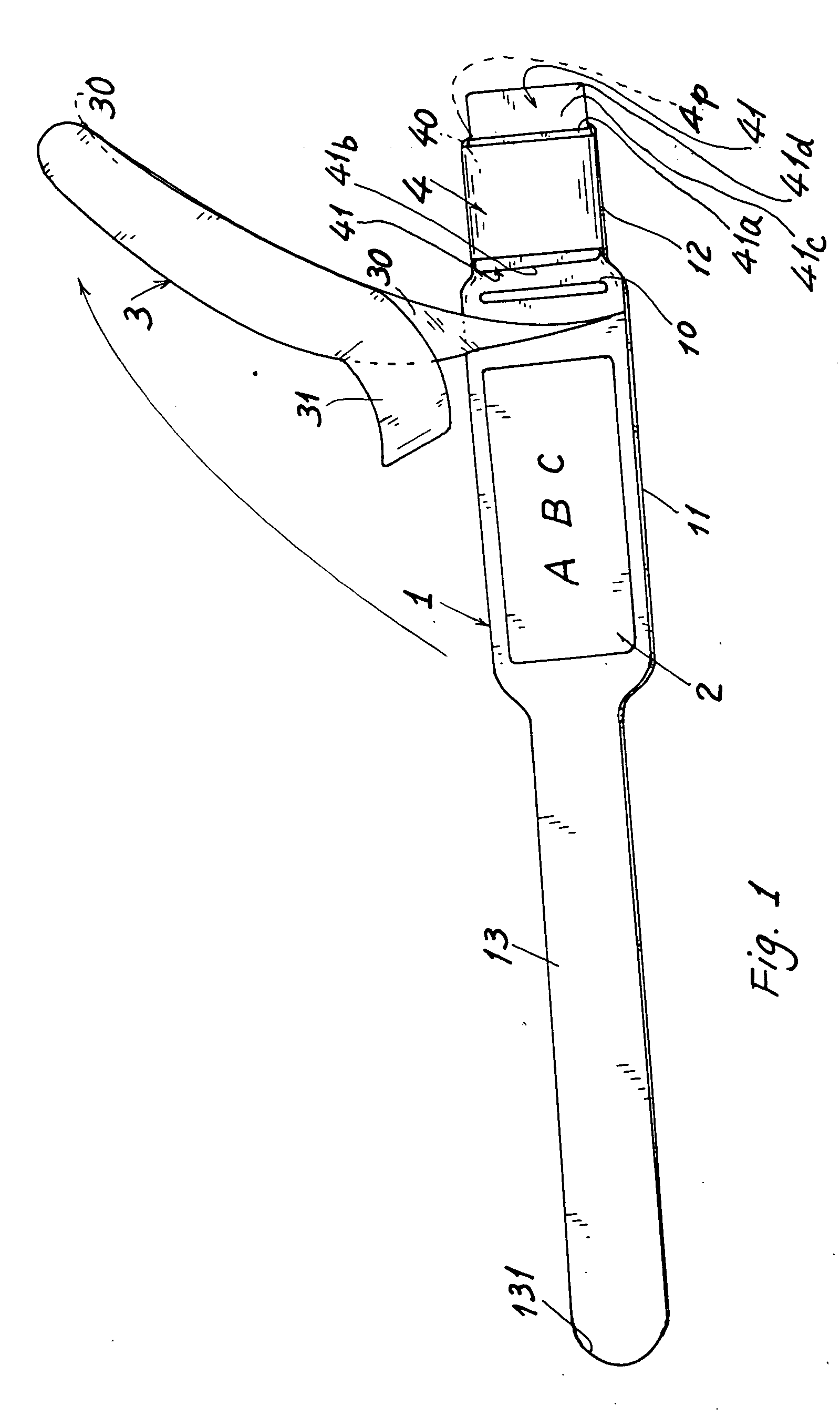 Easily fastening identification band