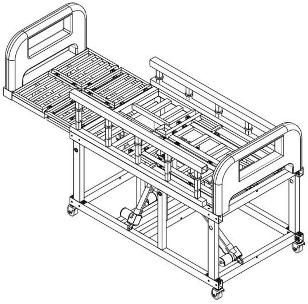 An intelligent multifunctional auxiliary nursing bed